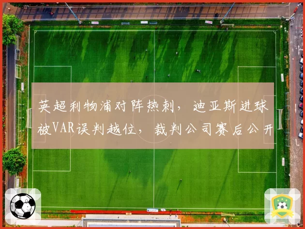 英超利物浦对阵热刺，迪亚斯进球被VAR误判越位，裁判公司赛后公开道歉
