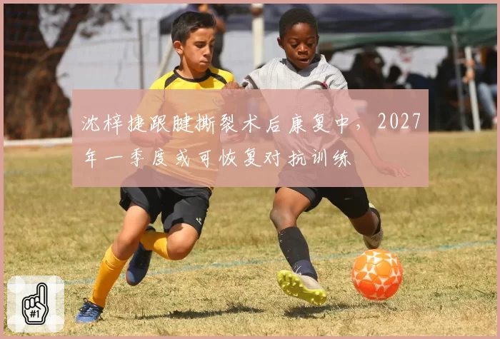 沈梓捷跟腱撕裂术后康复中，2027年一季度或可恢复对抗训练